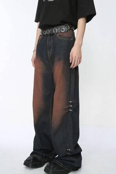 Wide Leg Jeans with Pockets