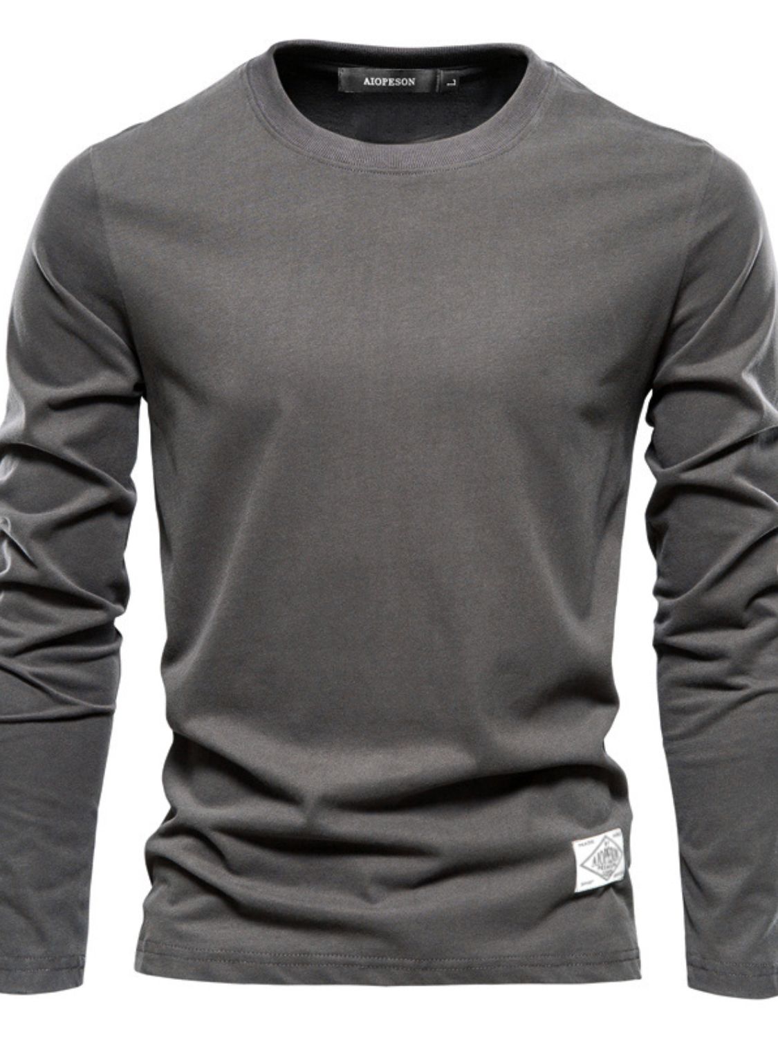 Men's Round Neck Long Sleeve T-Shirt