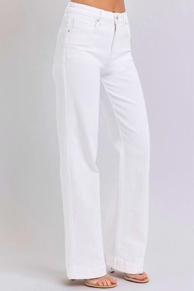 RISEN Full Size High Waist Straight Jeans - Clothes For Her Online Store