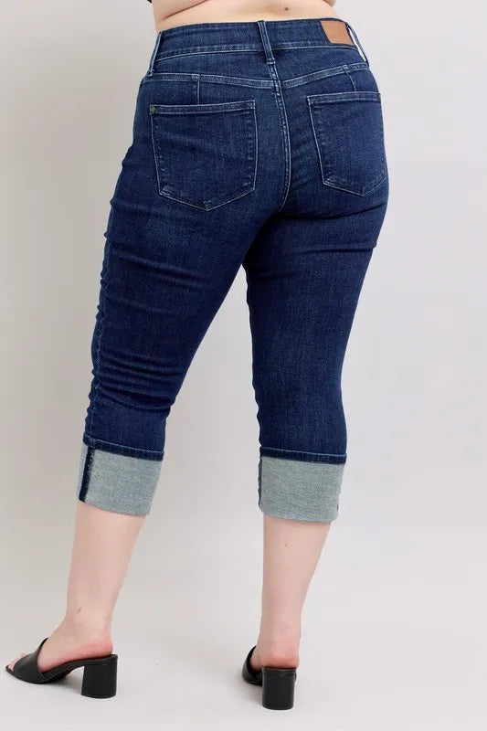 Judy Blue High-Waist Double Waist Band Skinny Jeans