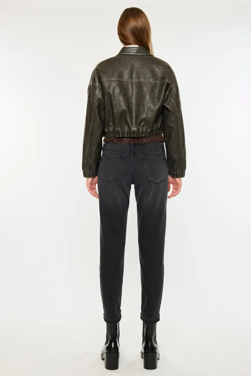 Kancan Slim Boyfriend Fit Jeans