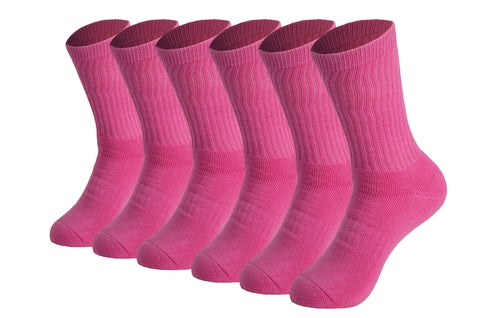 Cotton Crew Socks for Women 3 Pairs Athletic Sport Socks