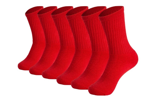 Cotton Crew Socks for Women 3 Pairs Athletic Sport Socks