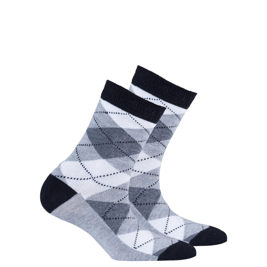 Kids Cloud Argyle Socks