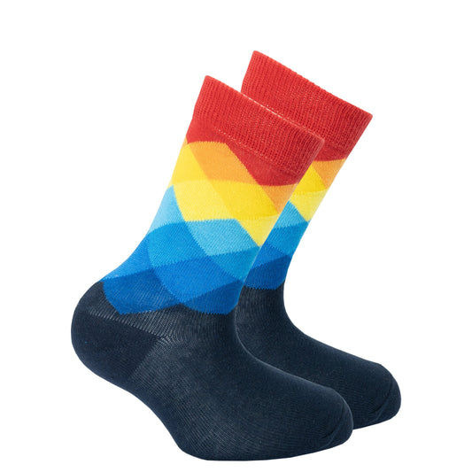 Kids Flame Sky Diamond Socks