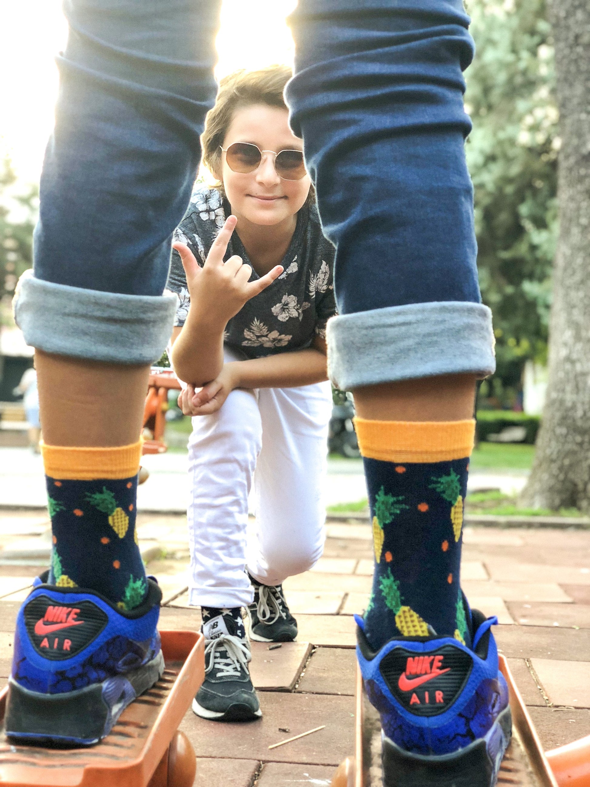 Kids Pineapple Socks