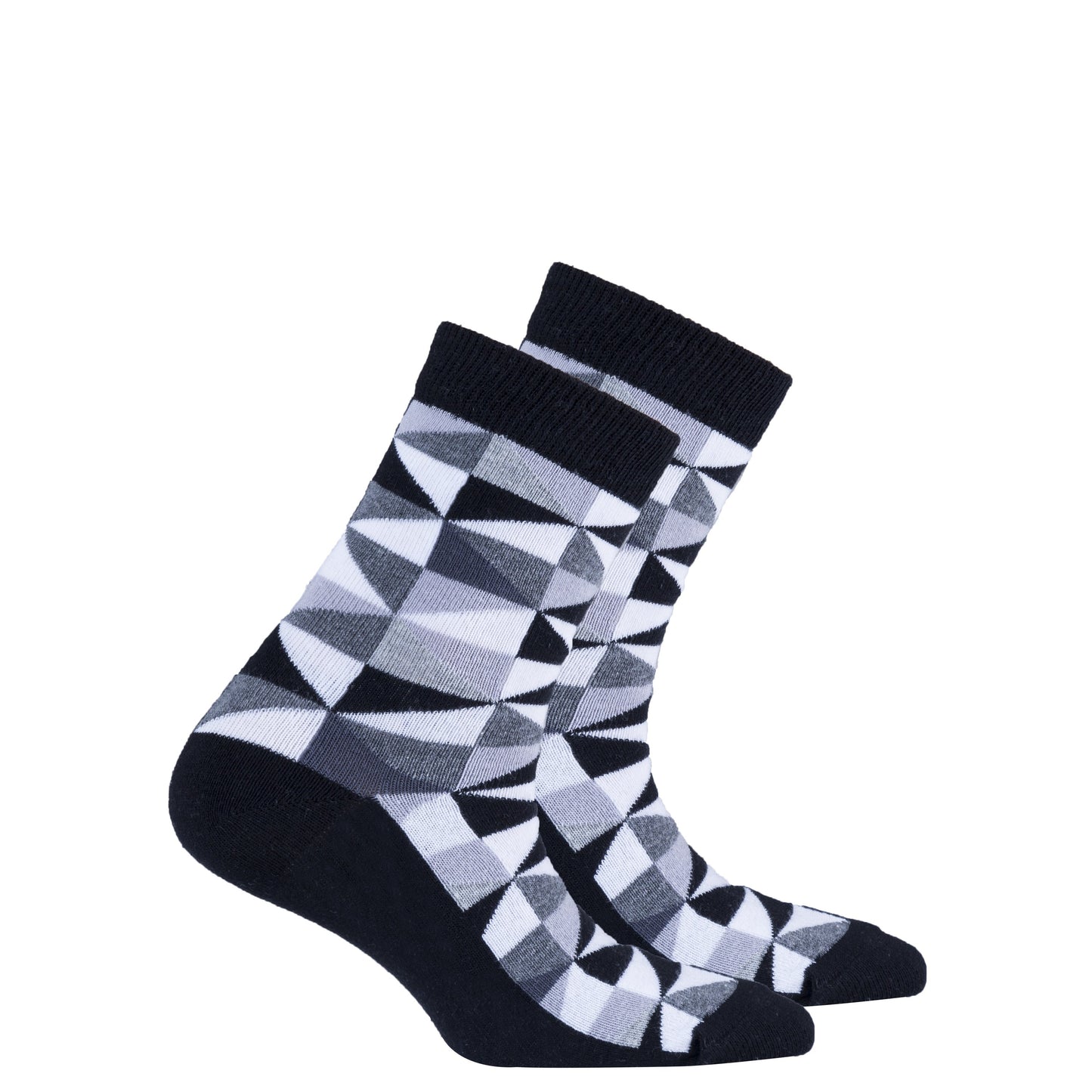 Kids Black Triangle Socks