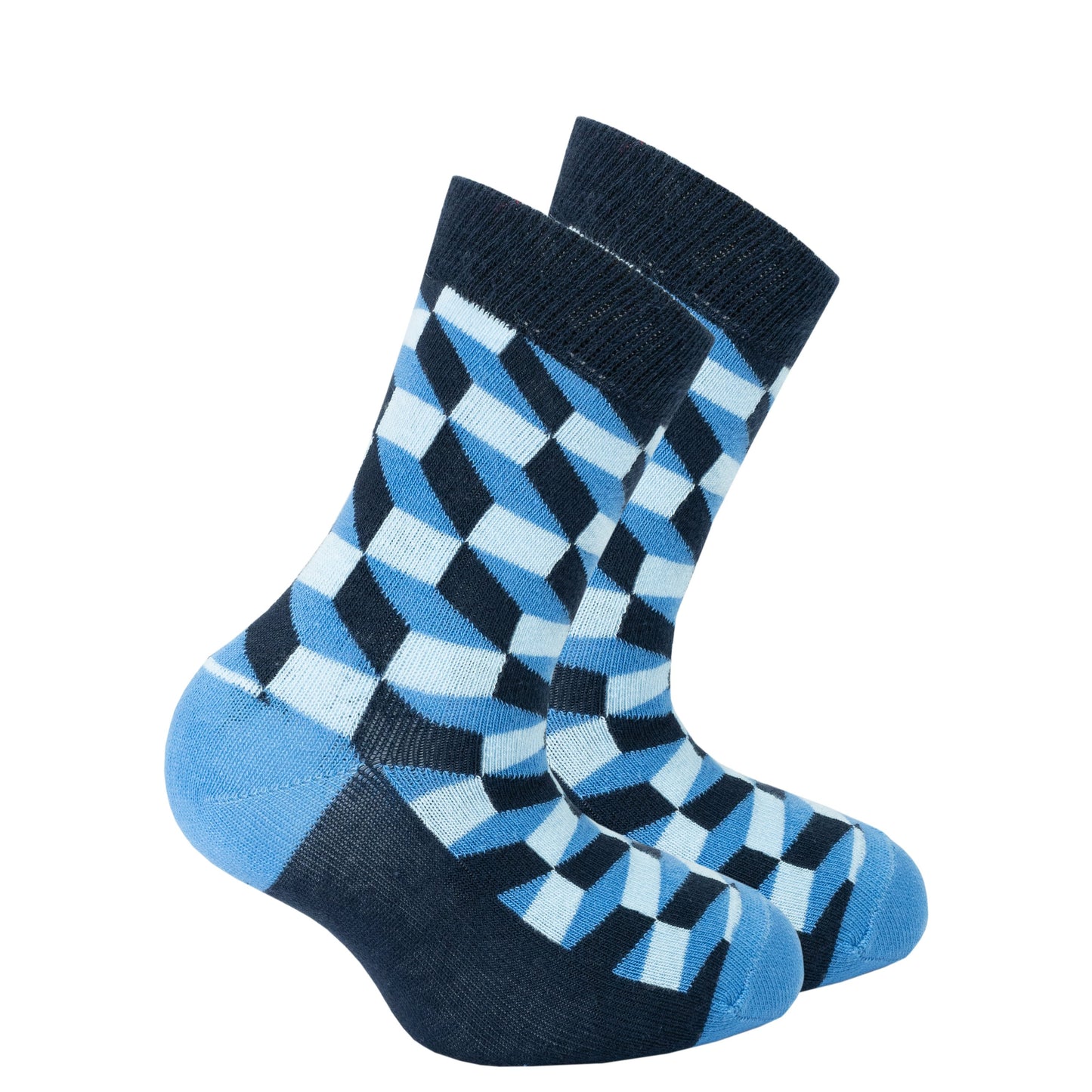 Kids Navy Block Socks