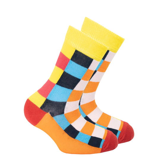 Kids Canary Square Socks