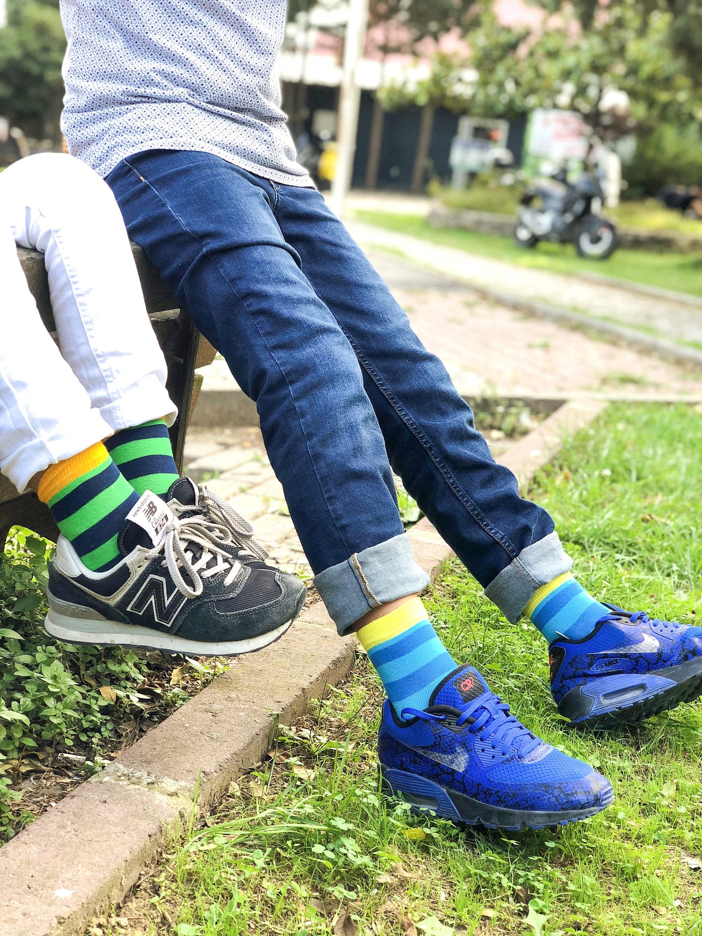 Kids Trendy Stripes Socks