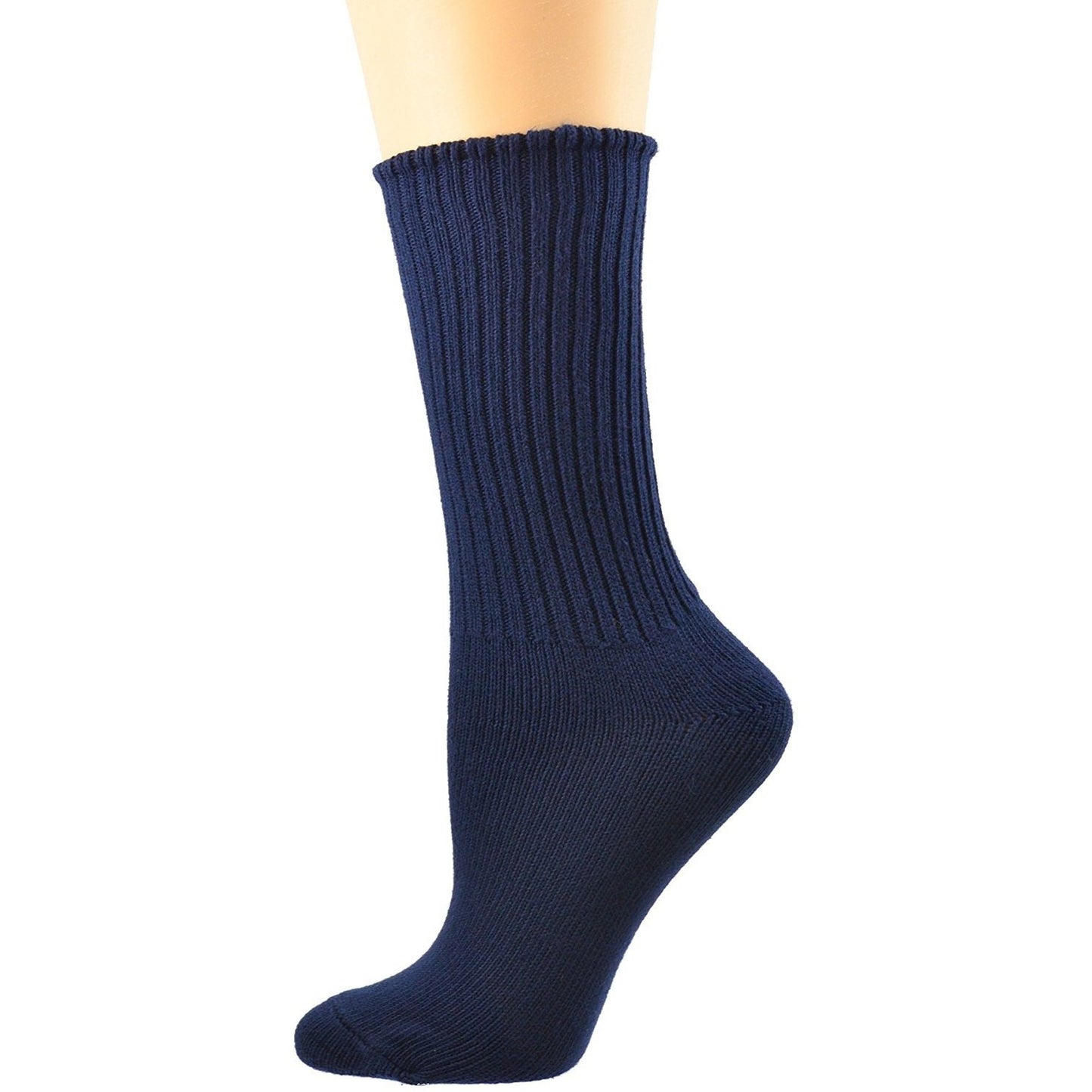 Organic Cotton Midweight Outdoor Unisex Athletic Crew Socks 3 Pair