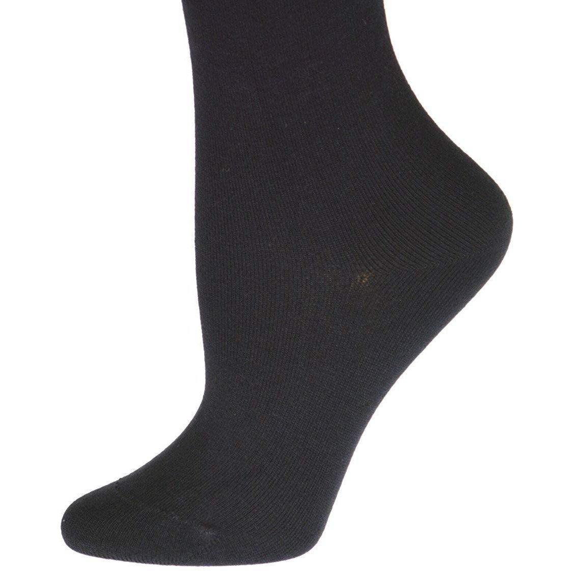 Women's Solid Color Bamboo Crew Socks - 3 Pairs