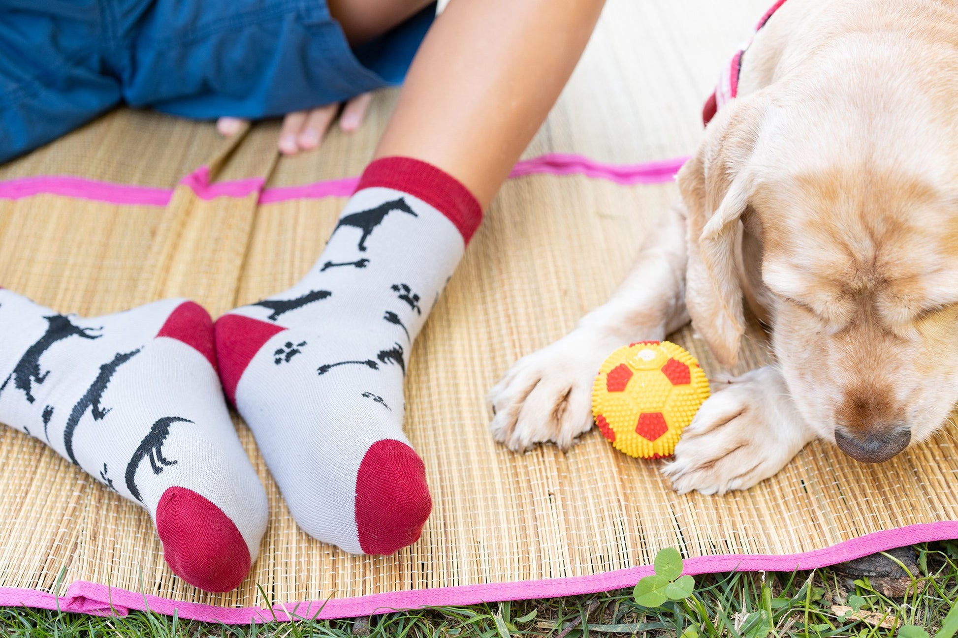 Kids Shadow Dog Socks