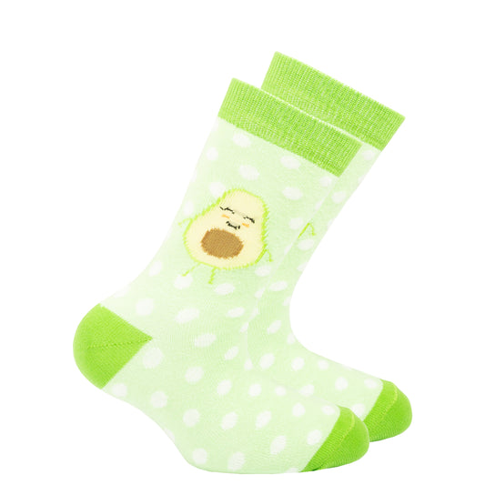 Kids Avocado Dot Socks