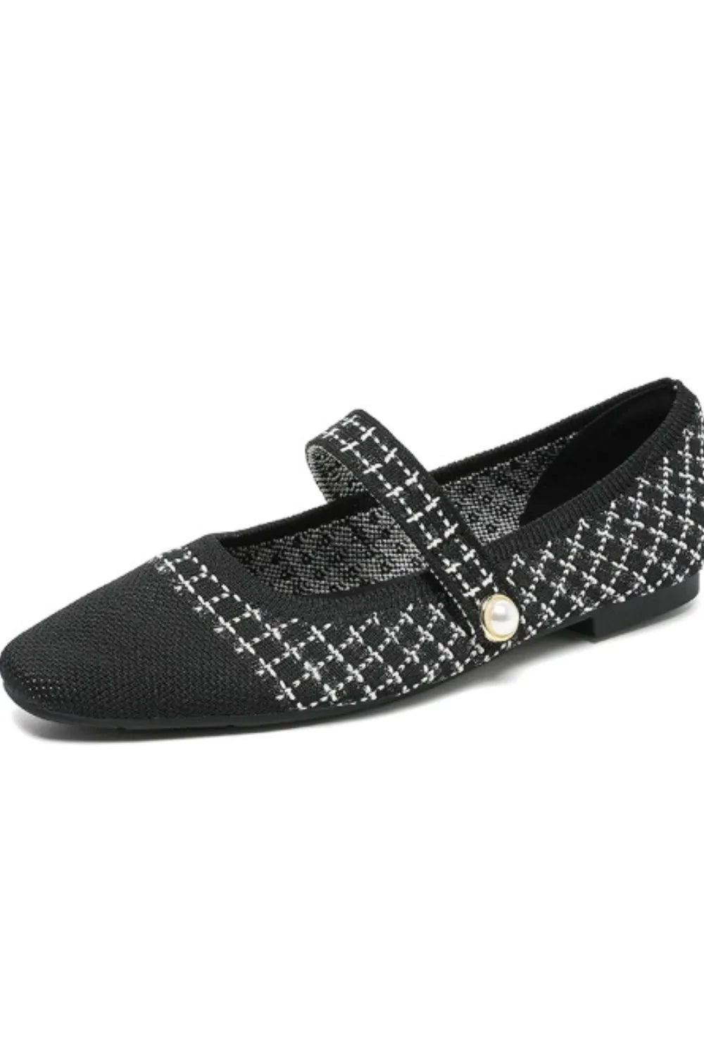 Square Toe Block Heels Loafers