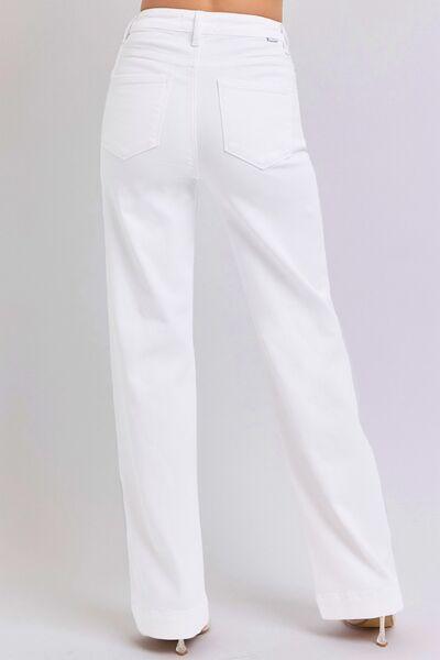 RISEN Full Size High Waist Straight Jeans - Clothes For Her Online Store