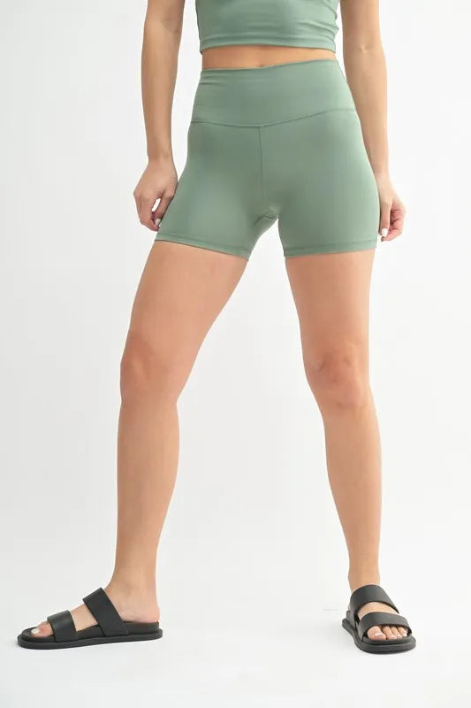 MONO B Venice Cloud Light Contour Biker Shorts