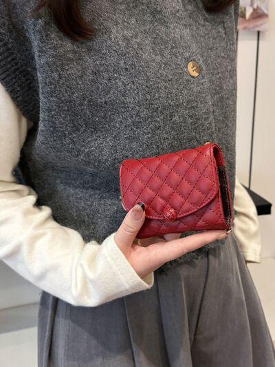 PU Leather Solid Color Wallet - Clothes For Her Online Store