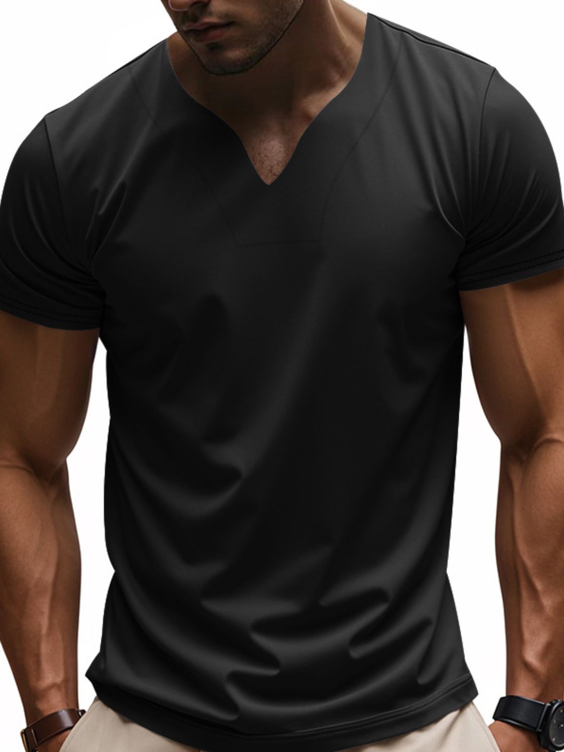 Men's Full Size Short Sleeve T-Shirt Plus Size - Clothes For Her Online Store