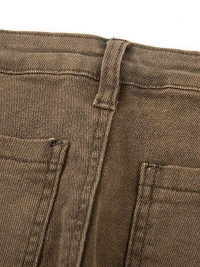 Men's Color Block Jeans with Pockets