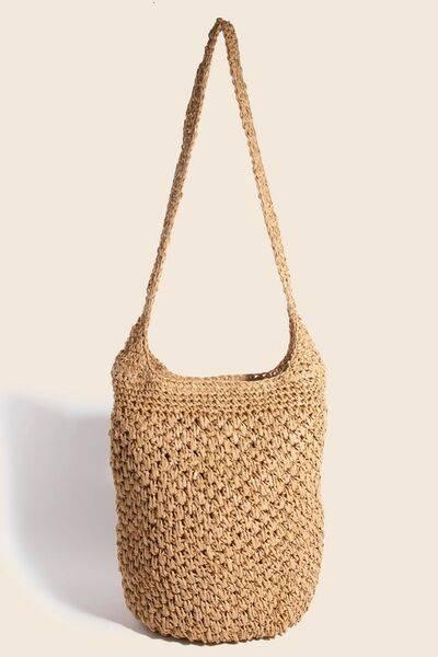 Fame Intricate Braided Hobo Shoulder Bag