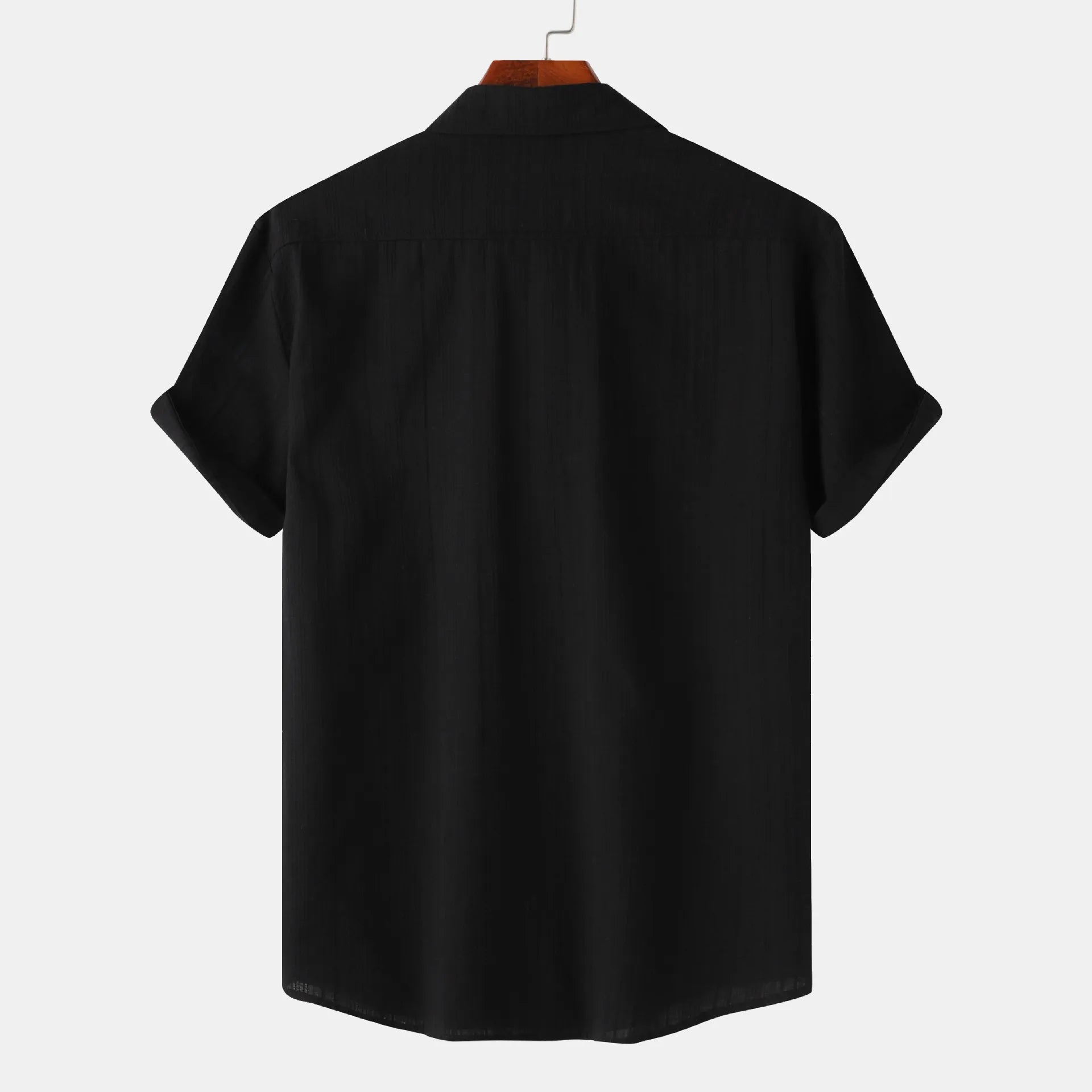 Men's Short Sleeve Button Down Shirt with Chest Pocket