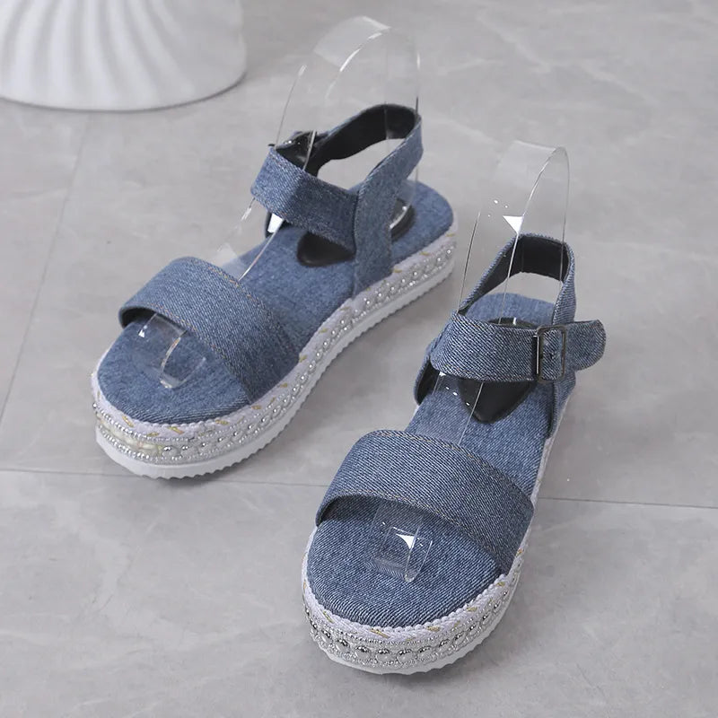 Braided Platform Sandals