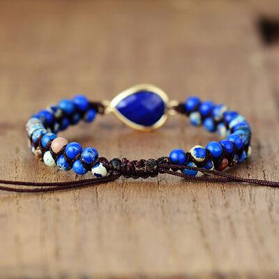 Handmade Teardrop Shape Beaded Bracelet - Clothes For Her Online Store