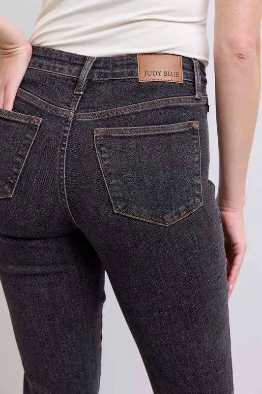 Judy Blue Full Size Midi Rise Tummy Control Slim Jeans Plus Size