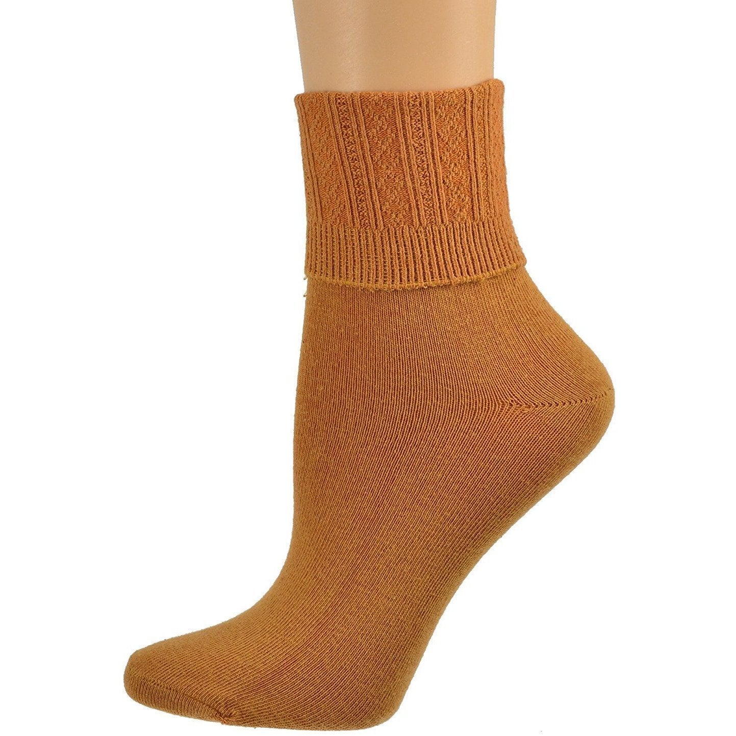 Colorful Socks - Sierra Socks Women Triple Cuff Crew Cotton Colorful