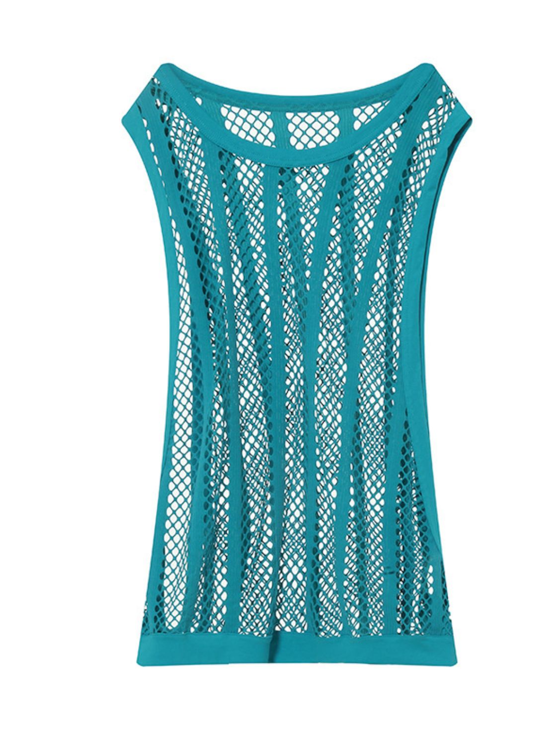 Men's Openwork Round Neck Tank