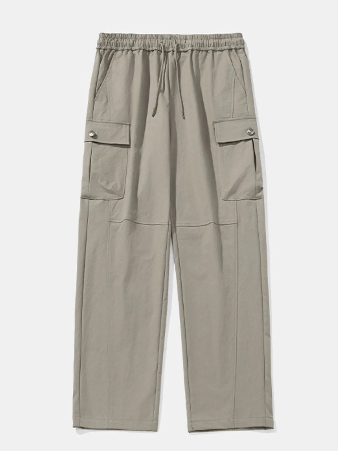 Men's Plus Size Drawstring Pants with Pockets