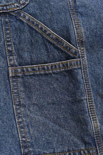Men's Washed Denim Bermuda Shorts - Clothes For Her Online Store