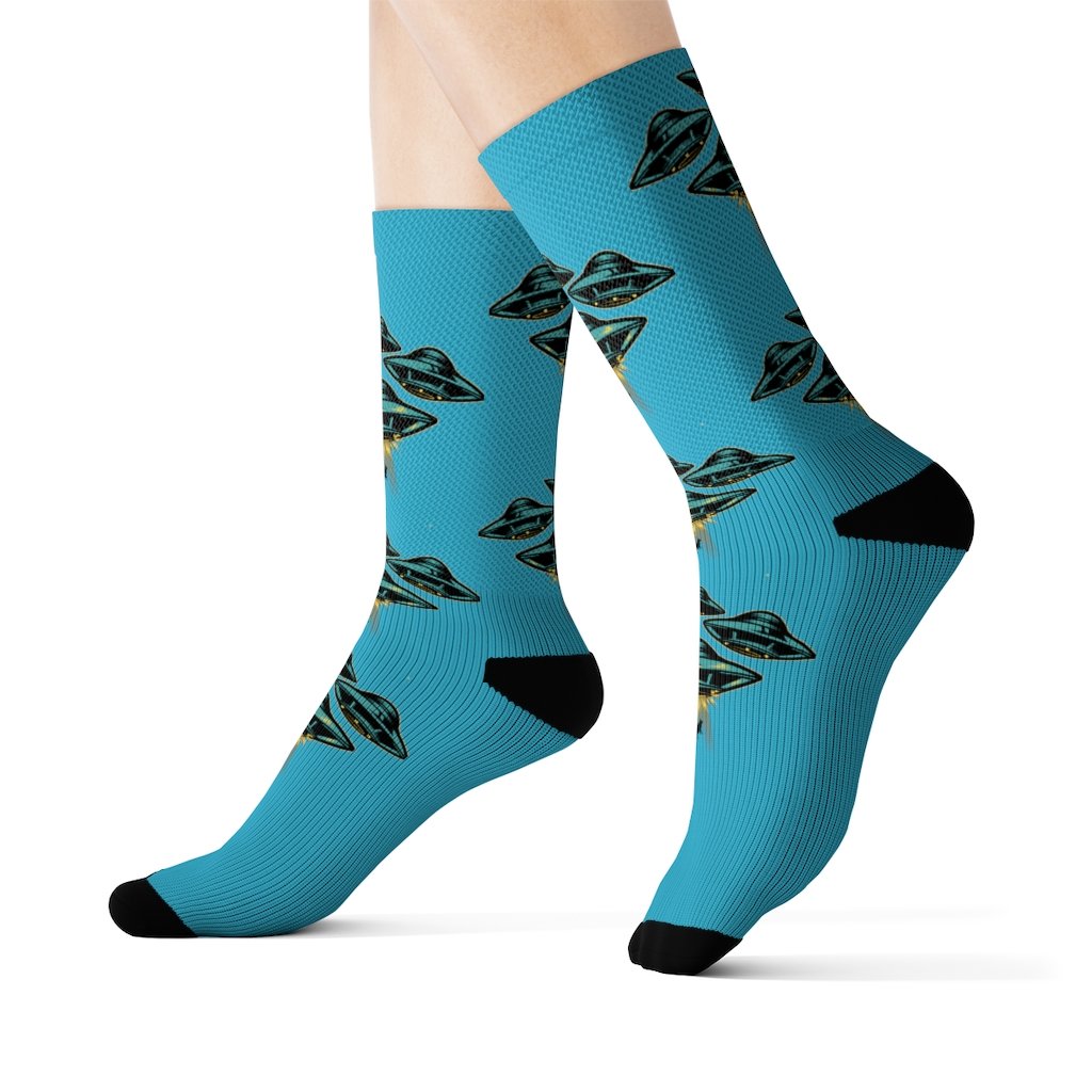 UFO Area 51 Socks