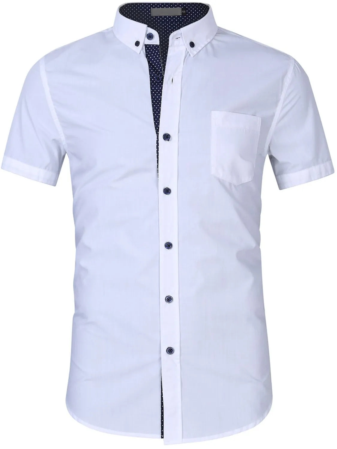 Men's Button Up Short Sleeve Shirt