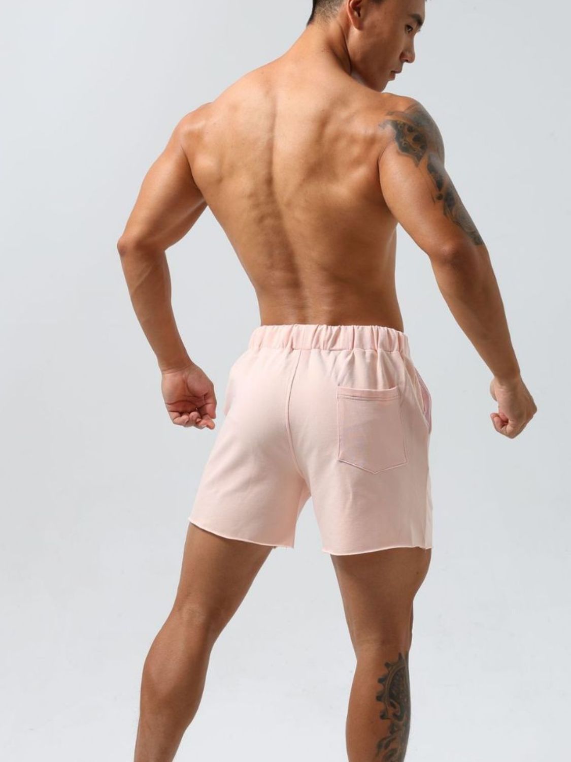 Men's Plus Size Drawstring Elastic Waist Shorts