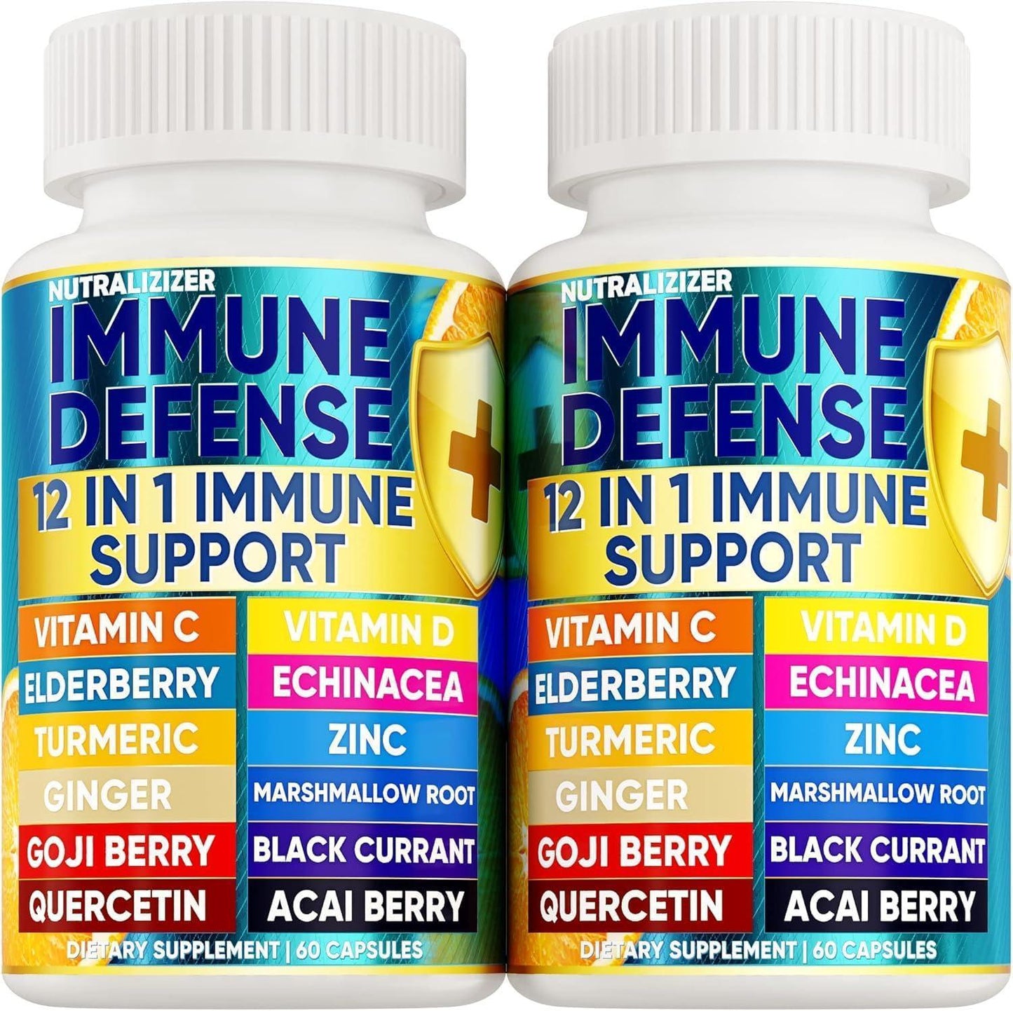 Immune Defense — Herbal & Vitamin Complex — 120 Capsules