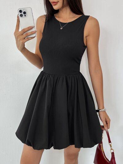 Perfee Ruched Sleeveless Mini Dress - Clothes For Her Online Store