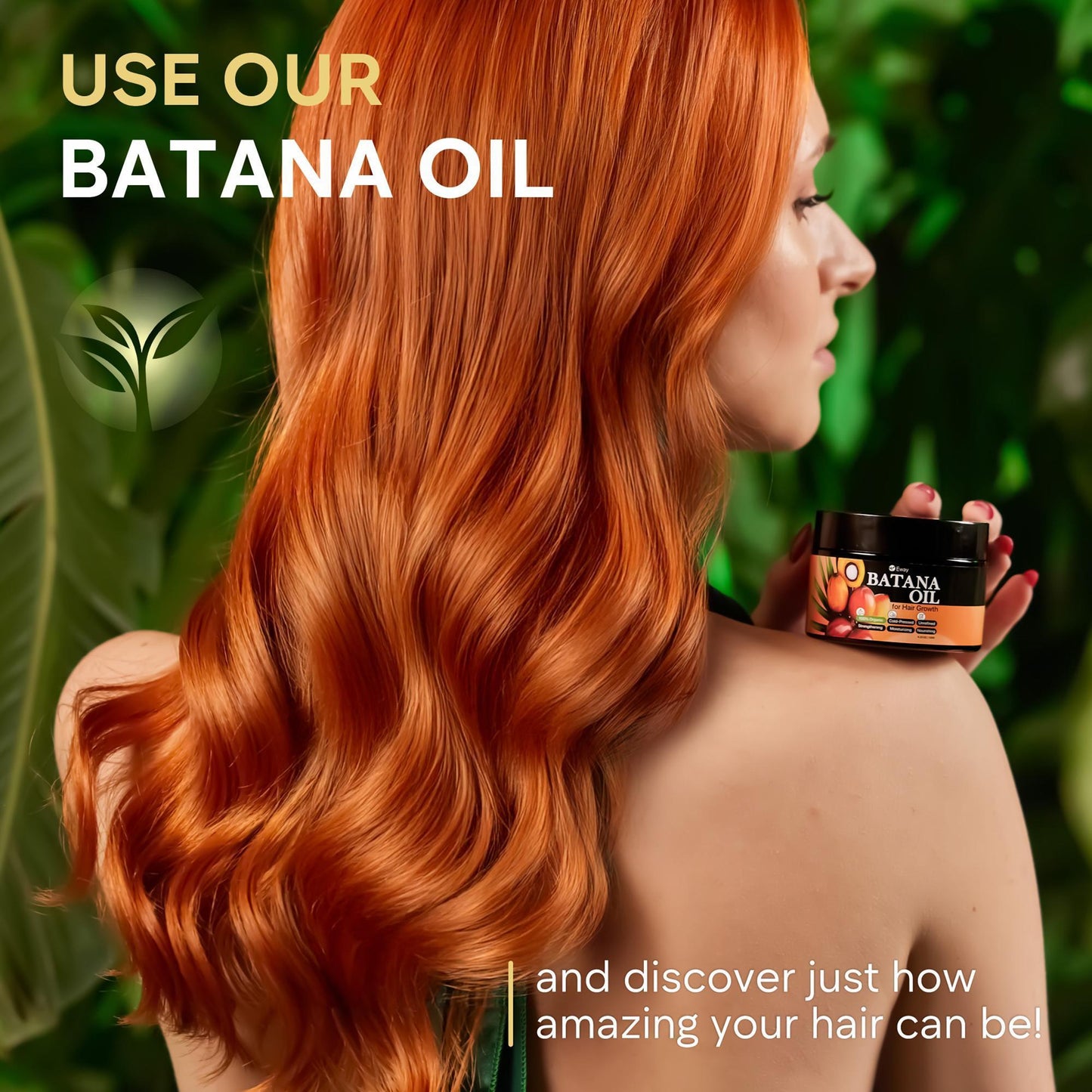 Eway Pure Batana Oil for Hair Growth Dr Sebi Organic – 100% Raw Batana Oil for