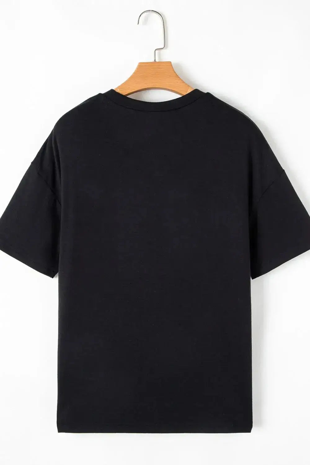 Sequin Stripes Crew Neck T Shirt - Clothes For Her Online Store