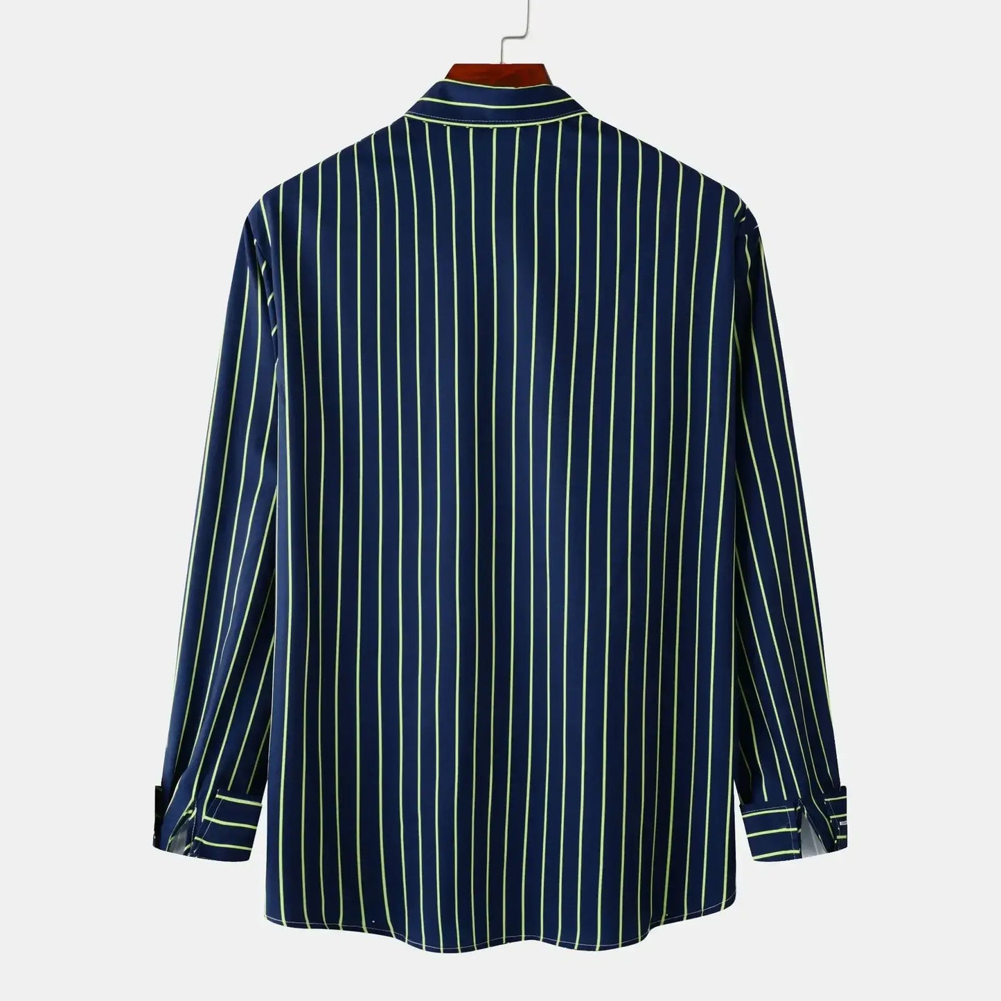 Men's Striped Button-Down Shirt