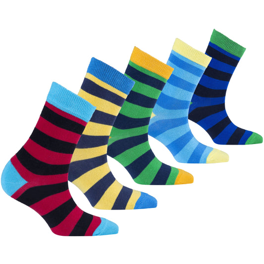 Kids Trendy Stripes Socks