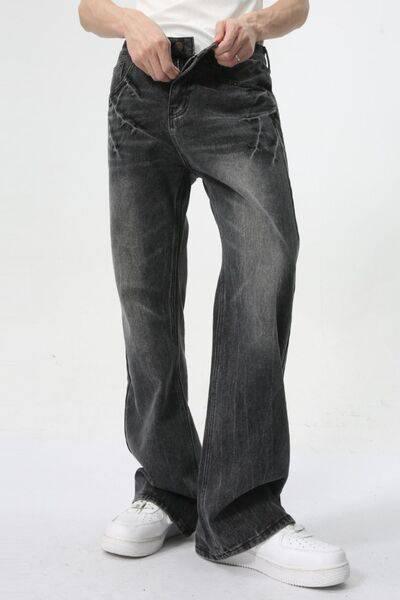 Lightning Burst Bootcut Jeans - Clothes For Her Online Store