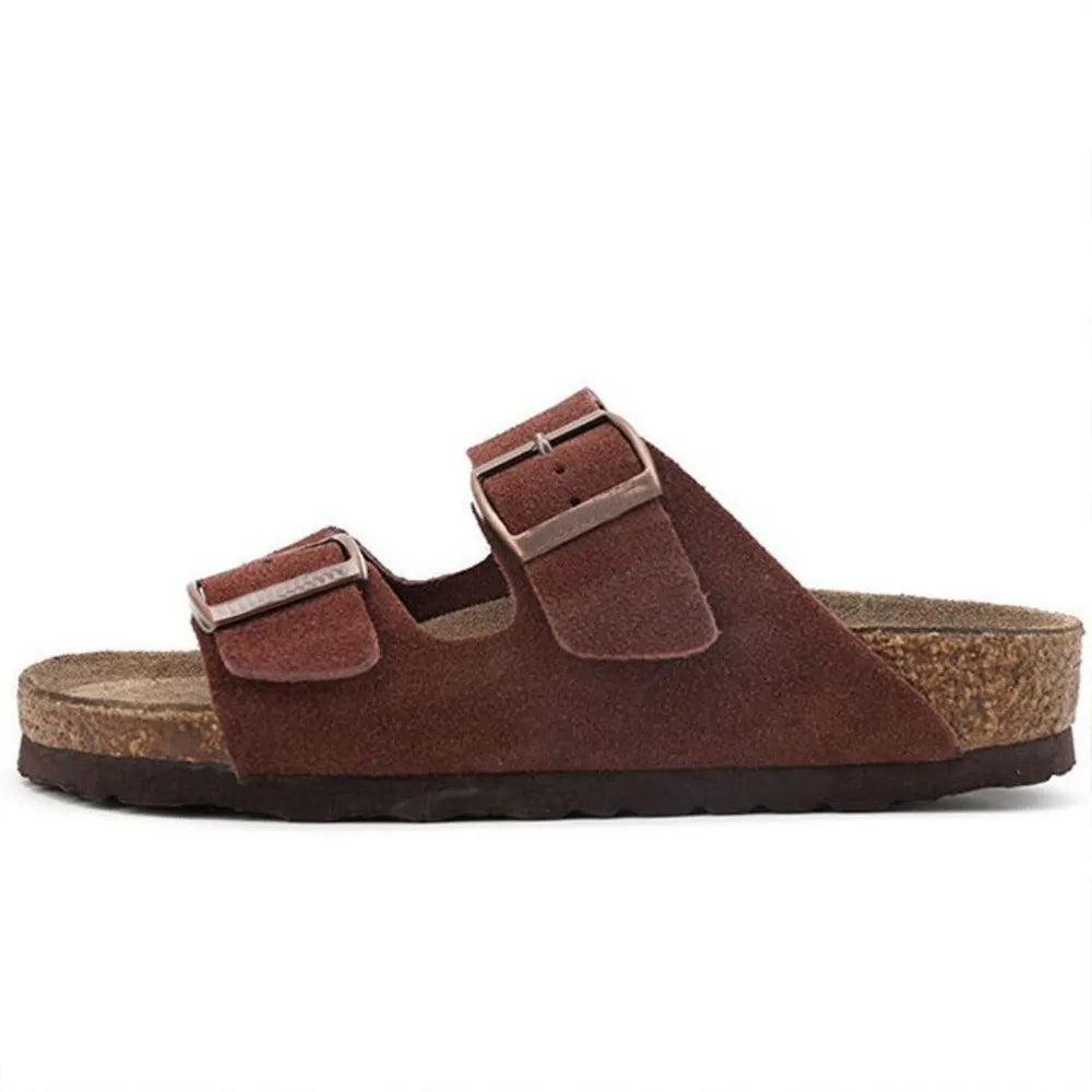 Double Buckle Open Toe Sandals