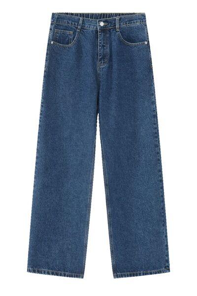 Baggy Jeans with Pockets - Clothes For Her Online Store