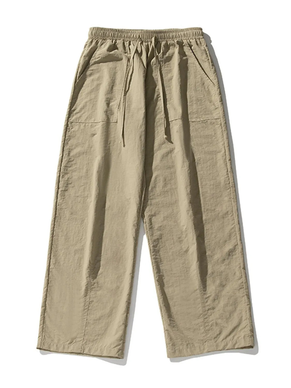 Men's Full Size Drawstring Pants with Pockets Plus Size