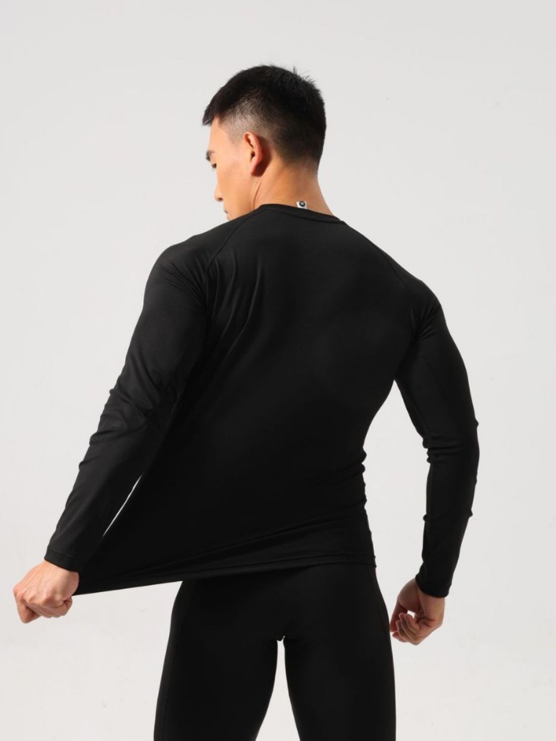 Men's Round Neck Long Sleeve T-Shirt