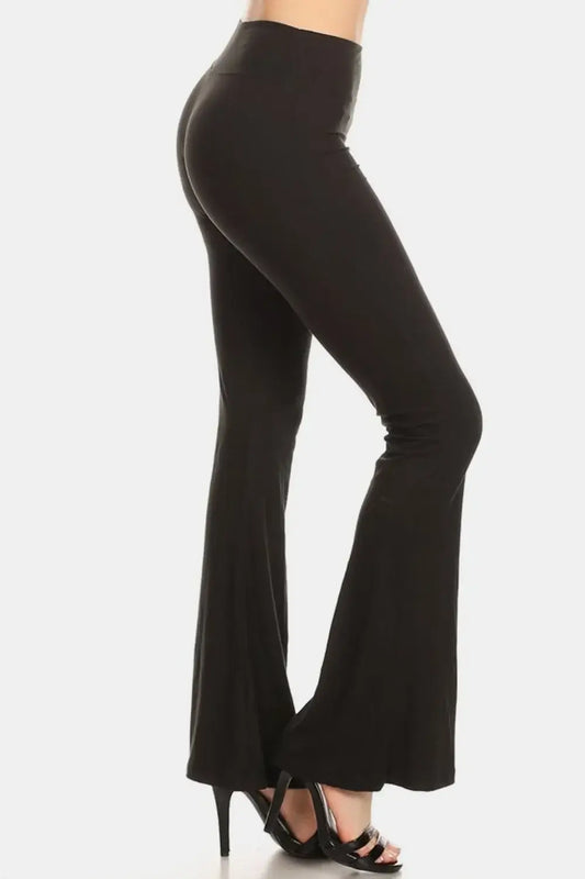 Leggings Depot High Waist Flare Leggings - Clothes For Her Online Store