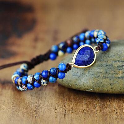 Handmade Teardrop Shape Beaded Bracelet - Clothes For Her Online Store