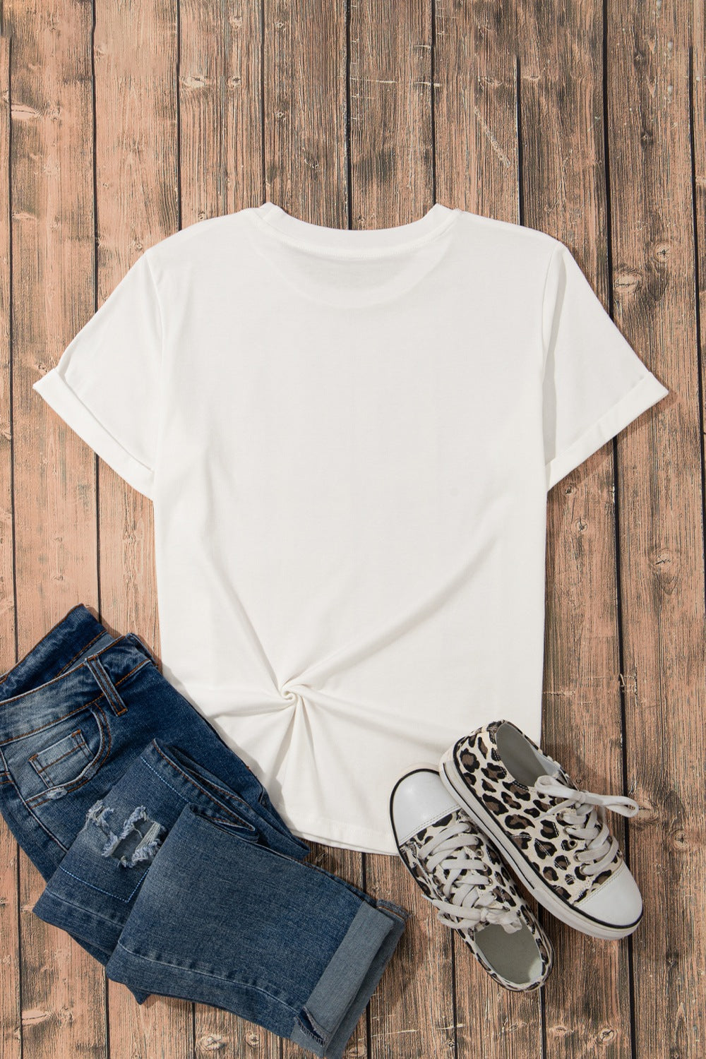 Easter Egg Bow Bunny Ear Graphic T-Shirt - Clothes For Her Online Store